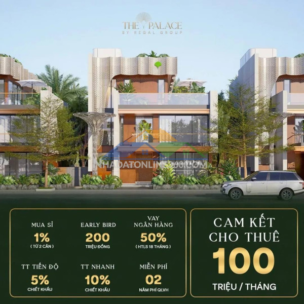 Sở hữu dinh thự the palace đà nẵng chỉ từ 65tr/m2. chỉ 22 căn...