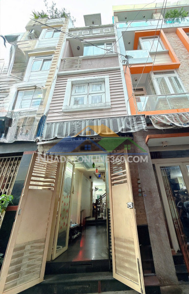 Nhà 4 tầng hẻm 4m thông đường hưng phú p.chánh hưng. giá 6,18 tỷ tl