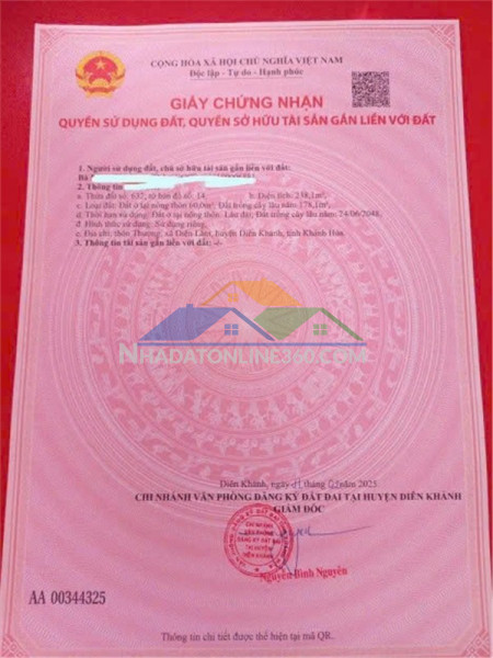 Sở hữu ngay căn nhà đẹp mới xây, kiến trúc hiện đại tại diên lâm, diên khánh, khánh hòa