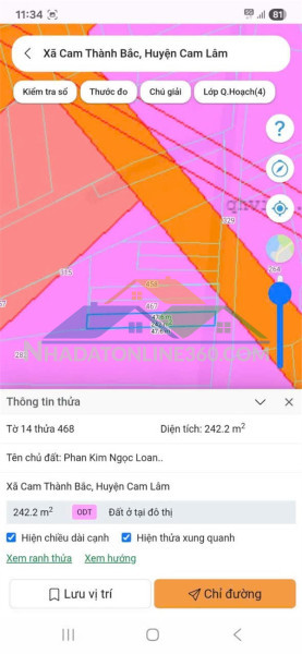 Chính chủ cần bán nhanh lô đất tại xã cam thành bắc, cam lâm, khánh hoà