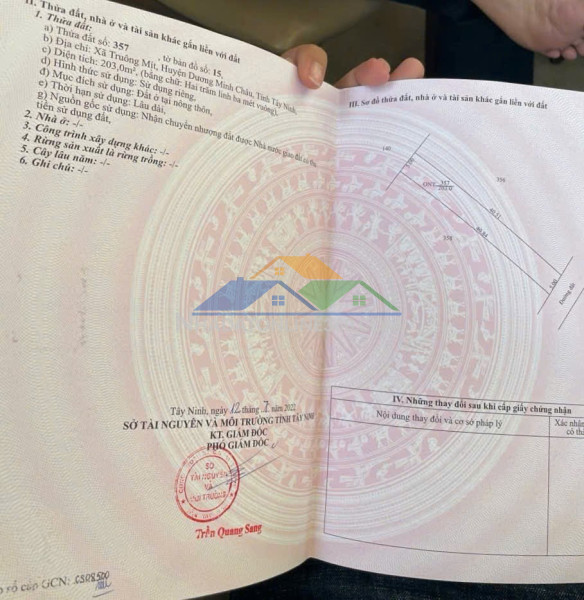 Đất chính chủ - giá tốt - mặt tiền đường xã truông mít, huyện dương minh châu, tây ninh