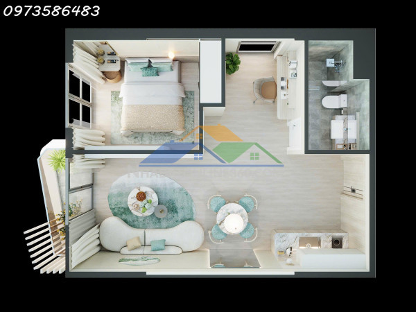 Chung cư giá rẻ ngay aeon mall, bigc bắc giang - 0973586483