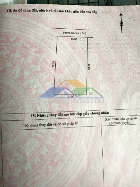 Bán lô đất nhà e đang ở  tại xã bưng riềng (cũ). nay là xuyên mộc . tphcm.