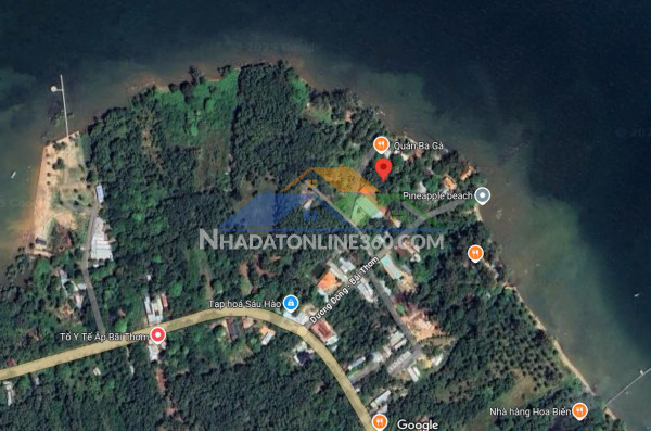 Bán đất 2 mặt tiền bãi thơm, dương đông, gần biển, 1680m² , sổ hồng