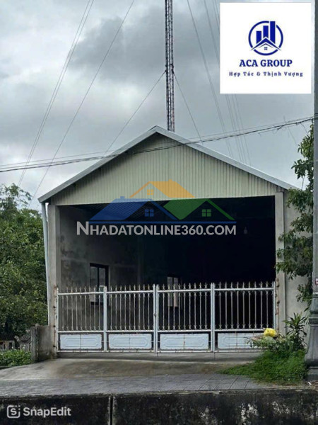 ???? cho thuê kho xưởng gần phú bài – mặt tiền nguyễn tất...
