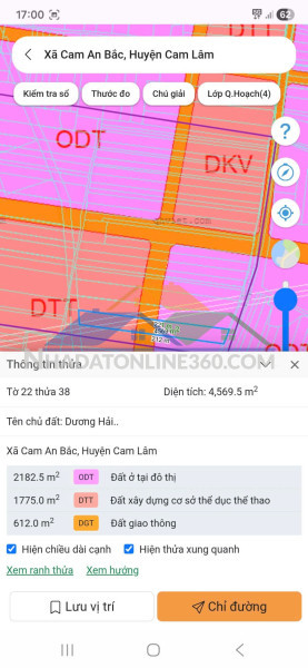 Lô đất đẹp - giá tốt - cần bán tại xã cam an bắc, cam lâm, khánh hòa