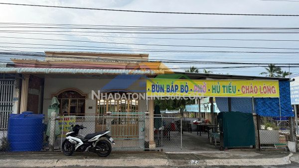 Chính chủ bán nhà đất 227m2 mặt tiền đường nhựa ql57b, thới lai, bình đại, bến tre