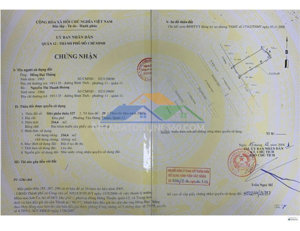 Nhà (9x25) mặt tiền trường chinh – p. đông hưng thuận, quận 12 giá rẻ