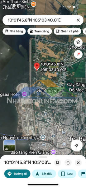 Chính chủ bán lô đất mặt tiền đường võ trường toản, p. vĩnh quang, rạch giá