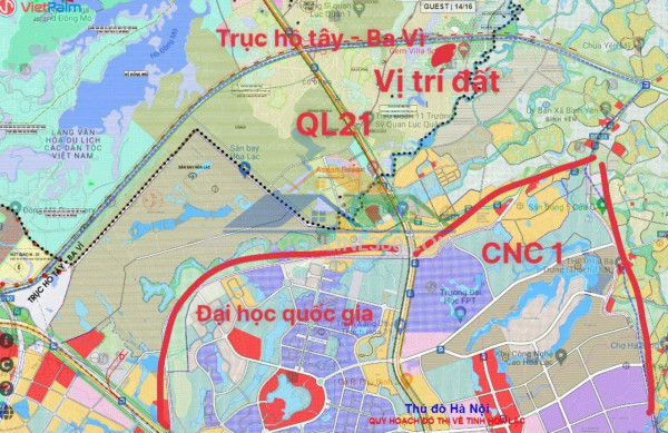 Cần bán gấp - lô đất 2 mặt tiền đẹp nhất khu vực cổ đông - hòa lạc chưa tới 2 tỷ