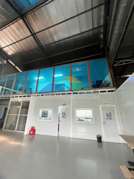 Cho thuê kho xưởng và văn phòng tại sơn đồng, vĩnh phúc. diện tích sử dụng 1500m xe container vào trong xưởng giá 45 triệu