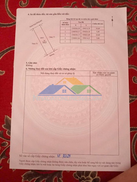 Chính chủ bán lô đất tam điệp tầm cỡ vương giả – 100m²...