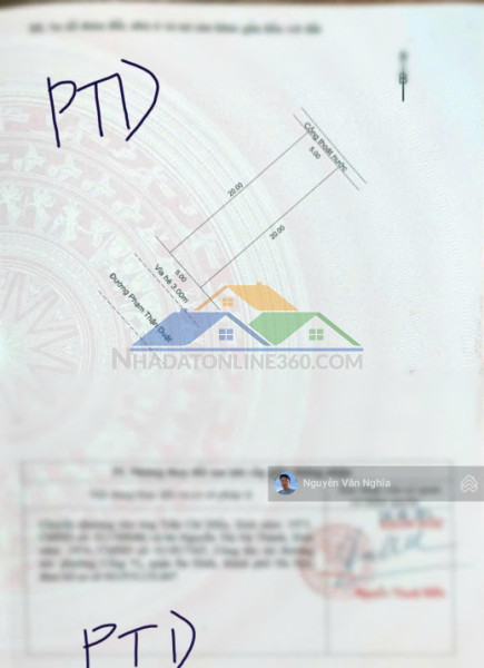 Chủ ngộp bank hạ gấp 200 triệu lô góc 2 mặt tiền ô tô, sát biển ngũ hành sơn 144,3m2 chỉ 5.x tỷ