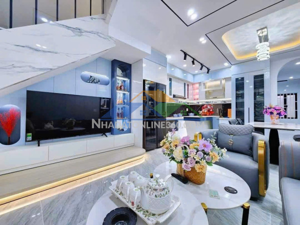 Nhà bè - khu sài gòn mới  -  tặng full nội thất - 4 tầng - 66m2 - 6tỷ2