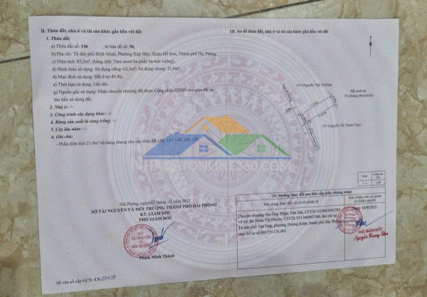 Lô 62.3m² giá hiếm 6xx triệu – tuyến 2 bình minh nam đồ sơn zalo 0567 222 555