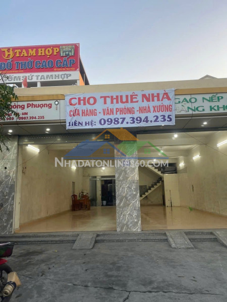 Cho thuê nhà mặt đường – tân tiến, an dương, hải phòng