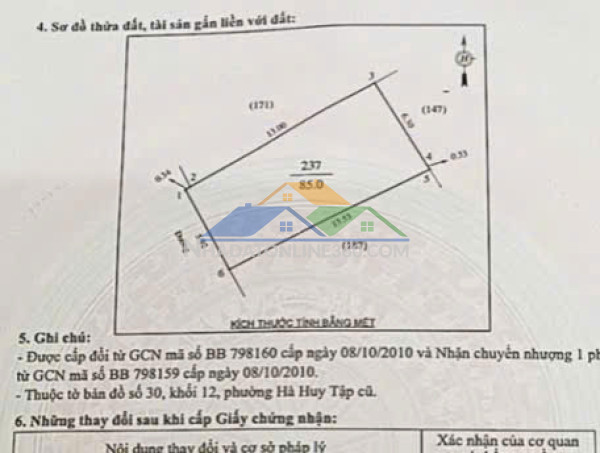 Bán nhà 3 tầng hơn 6 tỷ ngõ lý tự trọng, p. hà huy tập, tp vinh