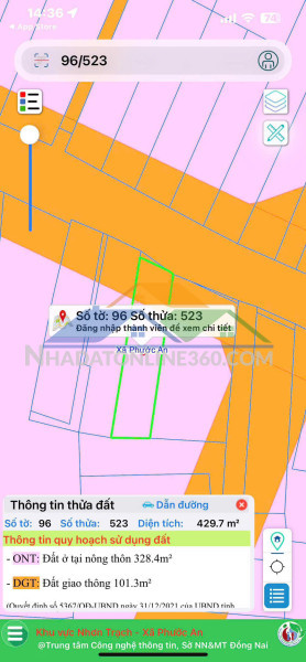 Giá rẻ hơn thị trường - chính chủ cần bán nhanh lô đất mặt tiền đường hùng vương nhơn trạch ngay trung tâm xã phước an