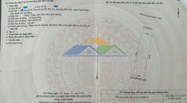 Bán đất lô góc 2 mặt tiền đường 10,5 tú mở & đinh liệt