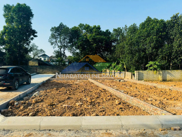 Chỉ từ 1tỷ850  sở hữu ngay 1 lô đất tại làng đại học, ngay khu  công nghệ cao  hoà lạc