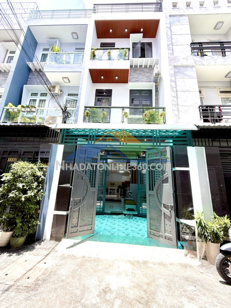 Bán nhà hxh 5m lê văn thọ, 52m2 4 tầng 4pn 3wc, 6.6 tỷ tl 0964364745