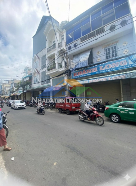 Mặt tiền lô góc  chợ vải phú thọ hoà – sẵn dòng tiền – 3 tầng – 57m n 5.7 chỉ 6.x