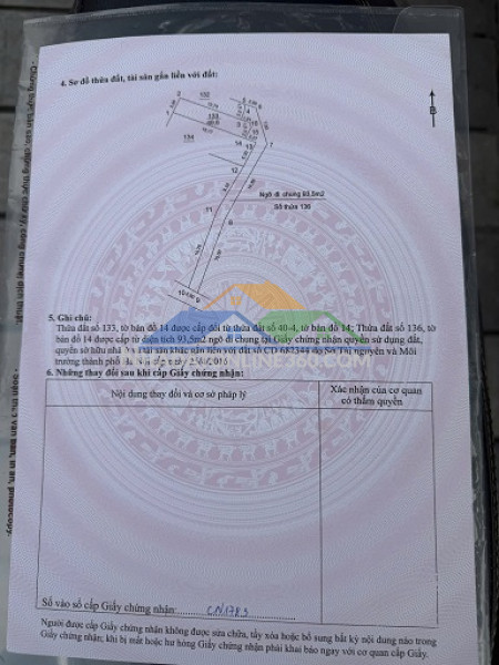 Chính chủ cần bán nhà 2 tầng – hướng đông nam – gần dự án thể thao olimpic