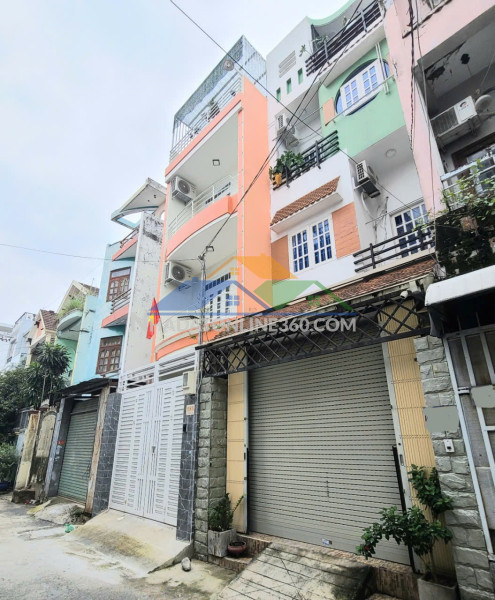 Bán nhà hẻm xe hơi đường trần thủ độ, tân phú, dt4x15m,3tầng, 4pn,4wc.