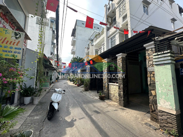 (tin thật 100%) bán đất tặng nhà 51m2 tại hẻm 45 trần thái tông - hxh 5m - gpxd 6 lầu xây chdv