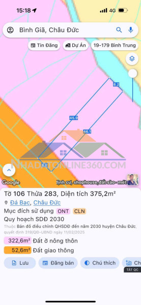 Cần bán gấp đất mặt tiền đường kim long quản thành , cách nhà nghỉ kim long 30m ,