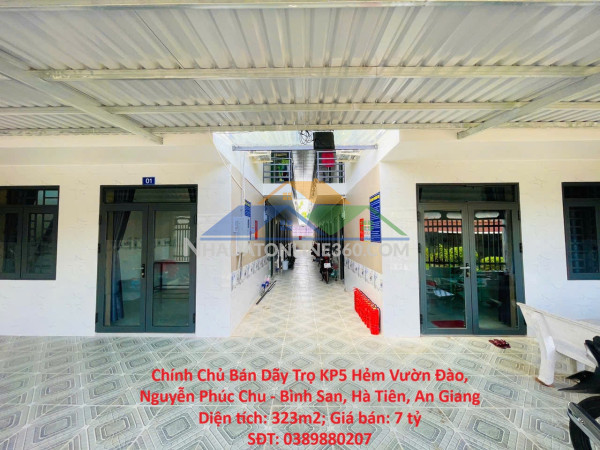 Chính chủ bán dãy trọ kp5 hẻm vườn đào, nguyễn phúc chu -...