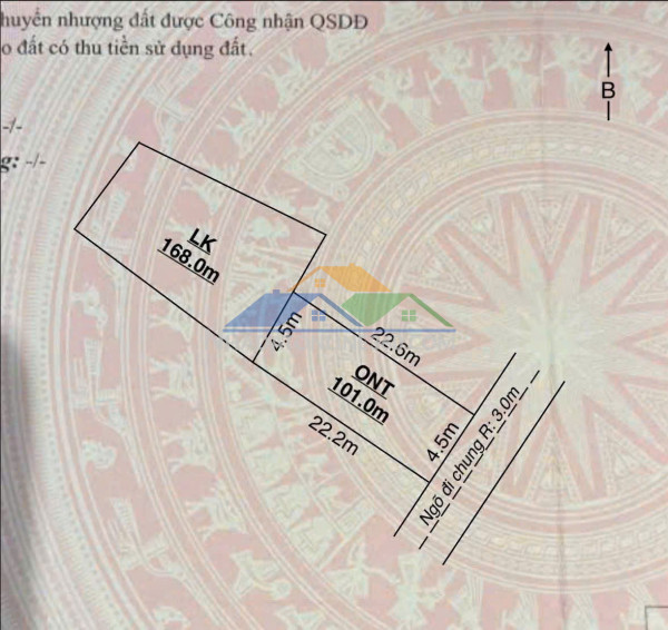 Đất đoàn xá – kiến thuỵ  101m2 đất bìa + hơn 150m2 đất liền kề  diện tích lớn hiếm  zalo 0567 222 555