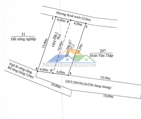 Cặp đất liền kề quyết tiến nam đồ sơn – ngõ gần 4m ô tô – giá f0 6xx triệu  zalo 0567 222 555