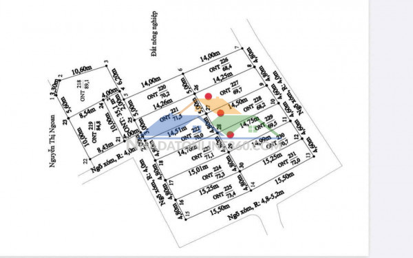 Chính chủ bán lô ngũ phúc – 69m² – ngõ nhựa 4m ô tô tránh – gần kcn – giá đầu tư  zalo 0567 222 555