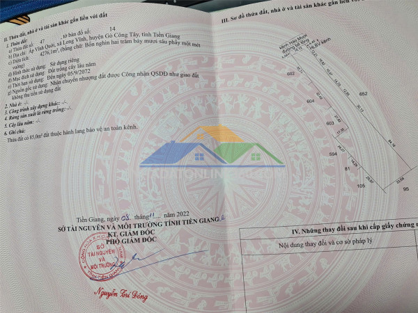 Đất đẹp – giá tốt  – chính chủ cần bán tại ấp vĩnh quế, xã long vĩnh, gò công tây, tiền giang