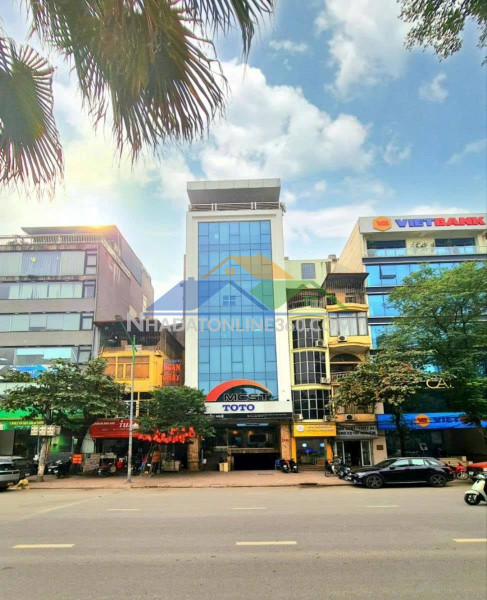 ???? tòa văn phòng mặt phố hoàng quốc việt, 291m2 9 tầng mt 8m,...
