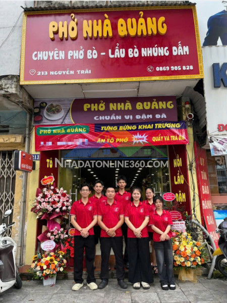 Nhượng nhanh quán ' phở nhà quảng ' nguyễn trãi , thanh xuân