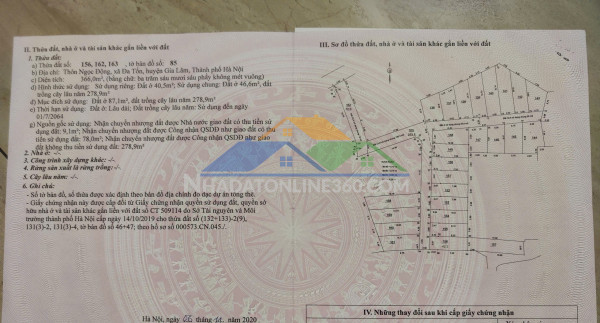Chủ cần bán 40.5 m2 đất đa tốn - gia lâm, giá chỉ nhỉnh 3 tỷ, lh 0985865658