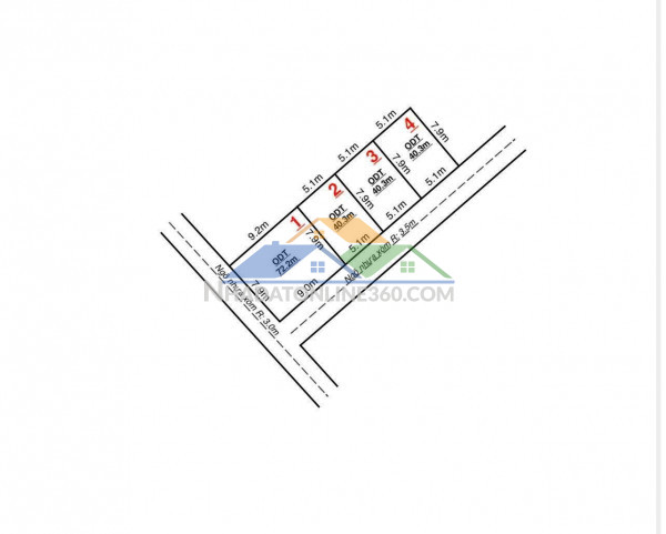 3 lô f0 gần chợ quý kim – giá chỉ hơn 5xx triệu – cực hiếm  zalo 0567 222 555