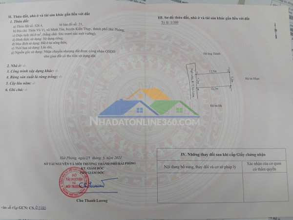 Đất vũ vị – minh tân – kiến thụy  66m²  ngõ ô tô  giá 7xx triệu – hiếm quỹ đất sát trung tâm xã  zalo 0567 222 555