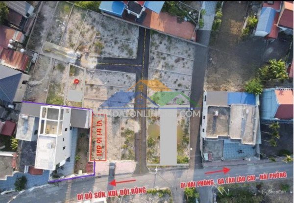 1,5xx tỷ – lô đất đoàn kết, minh tân (kiến minh) – tuyến 2 trục 362, gần ga đường sắt lc–hn–hp  zalo 0567 222 555