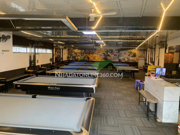 Sang nhượng quán bi-a 8 bàn đang hoạt động bình thường, có...