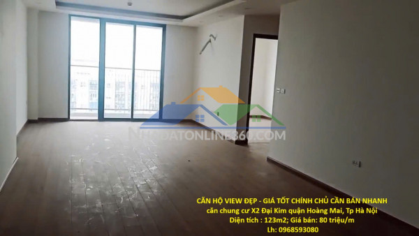 Căn hộ view đẹp - giá tốt chính chủ cần bán nhanh căn chung cư...