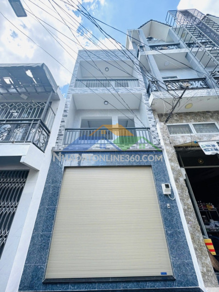 Hxh nhà mới 3 tầng 4pn 5wc 4mx15m - kế nguyễn sơn quận tân phú.