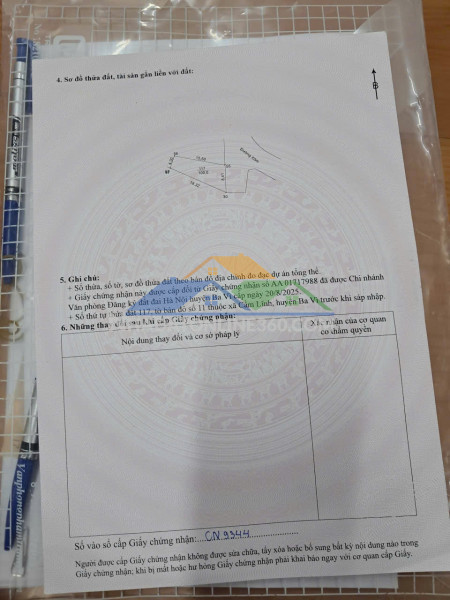 Quá rẻ đất sổ đỏ hà nội-giá sốc 320 triệu-bán đất câm lĩnh, ba vì