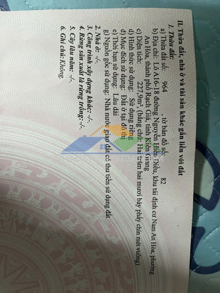 Đất đẹp – giá tốt  – chính chủ cần bán tại nguyễn hiền...