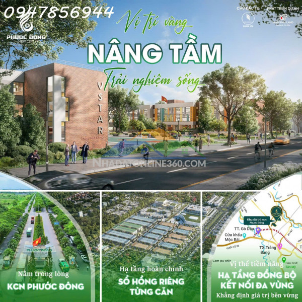 Phước đông new city 1 ngày trao sổ cho nhà đầu tư