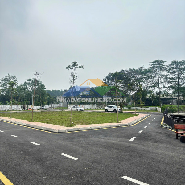 Bán nhanh lô góc hoa hậu tại hòa lạc, dt 100m2, full thổ cư, gần...