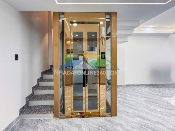 Nhà mới xây - hoàn công đủ - chính chủ - nơ trang long - bình thạnh - than máy - mặt tiền 10m - 6 tầng - định cư bán 13.8 tỷ