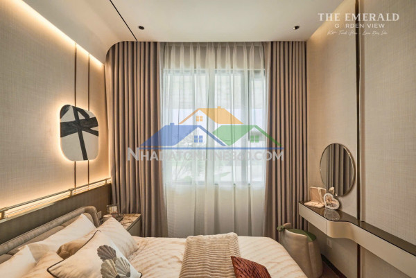 Căn hộ emerald garden view 67m2 view hồ bơi sống chuẩn xanh ngay trung tâm thuận an 7tr/tháng